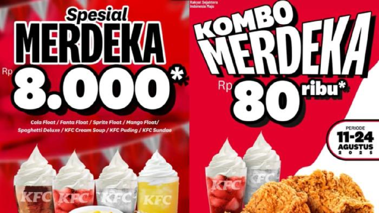 Makan KFC Super Hemat, Spesial Merdeka Cuma Rp8.000: INI Syaratnya