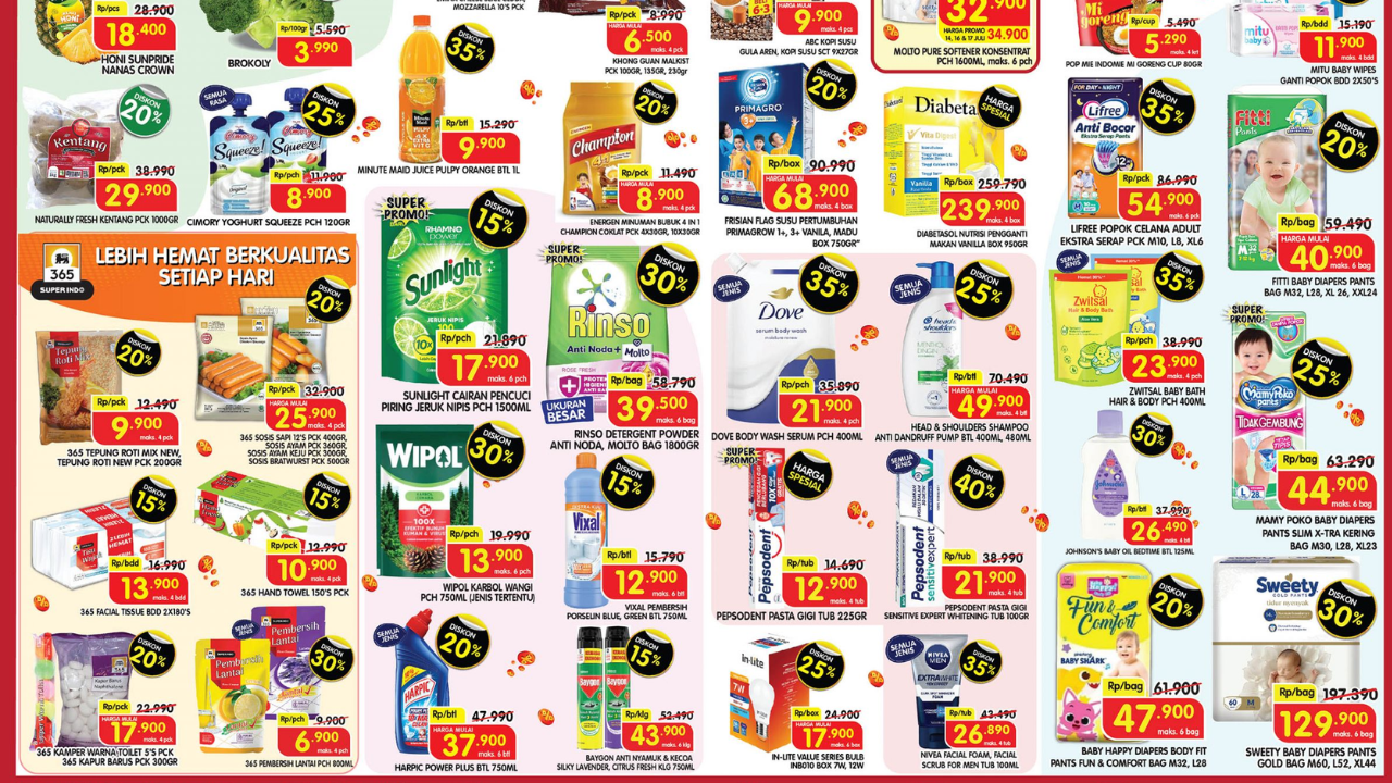 Ambil Sekarang Promo Superindo 17 Juli 2025, Berakhir Hari Ini