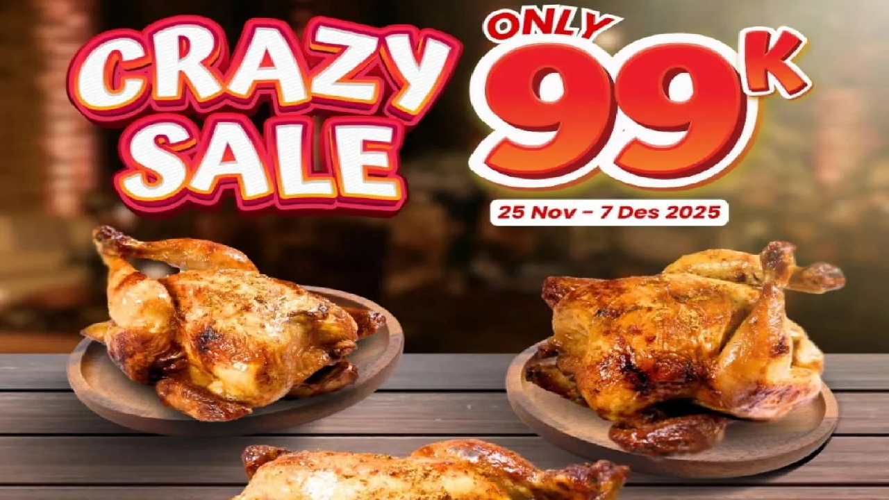 Cek Daftar Promo Emados 1-7 Desember 2025: 3 Ekor Ayam dan Sambal Cuma Rp99.000