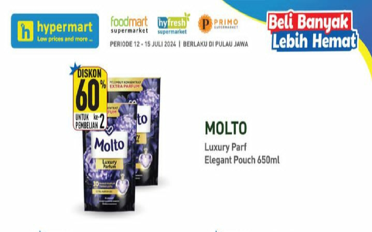 Hari Terakhir! Buruan Serbu Promo Hypermart 'Beli Banyak Lebih Hemat'