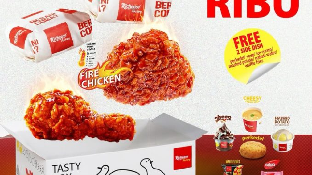 MERDEKA RASA dan DOMPET! Richeese Factory Kasih Paket Hemat Rp80 Ribuan Dengan Porsi Jumbo