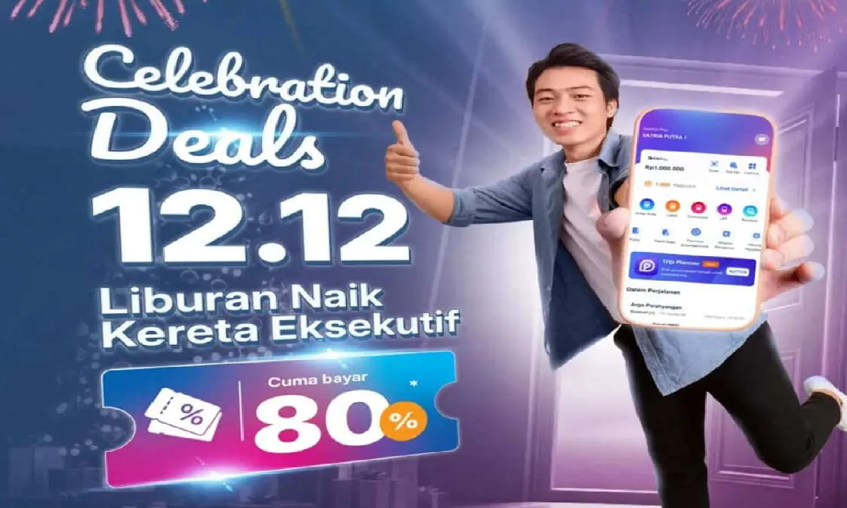Promo 12.12 KAI! Tiket Kereta Diskon hingga 20%, Berlaku 12–17 Desember 2025