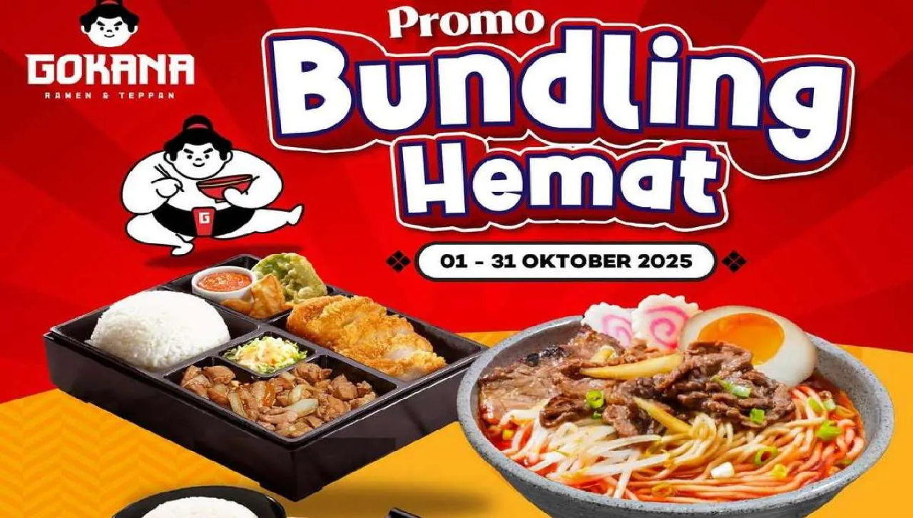 Promo Bundling Hemat Gokana Oktober 2025: Paket Makan 3-5 Orang Ada Harga Hemat!