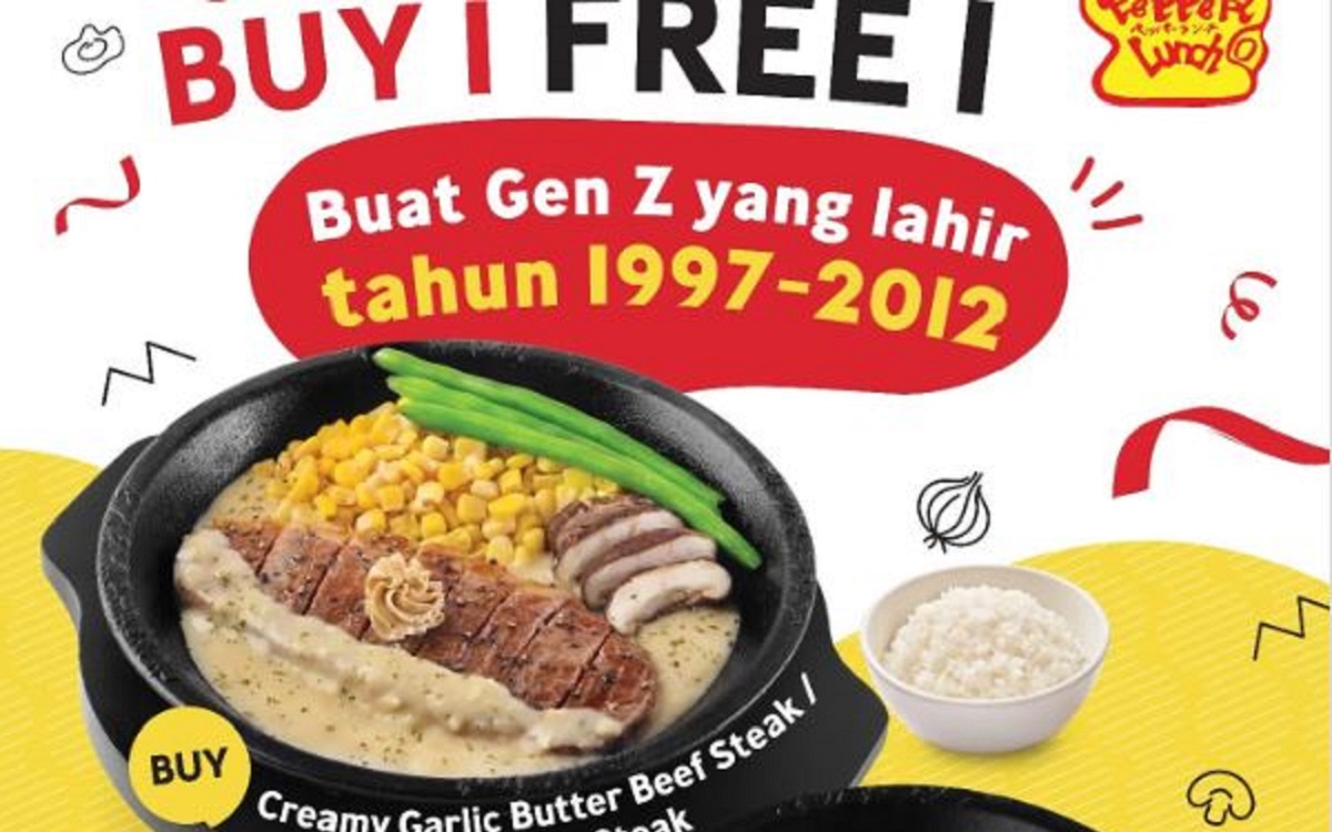 Jangan Sampe Kelewatan! Promo Buy 1 Get 1 di Pepper Lunch Spesial untuk Gen Z