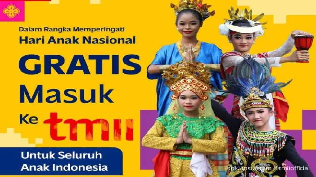 Promonya Terbatas! Buruan Sekarang Juga Ambil Promo Tiket Gratis Masuk TMII