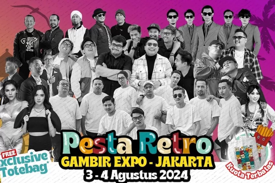 Pesta Retro di Gambir Expo Kemayoran: Guyon Waton, For Revenge, Mahalini, dan Lineup Spektakuler Lainnya!