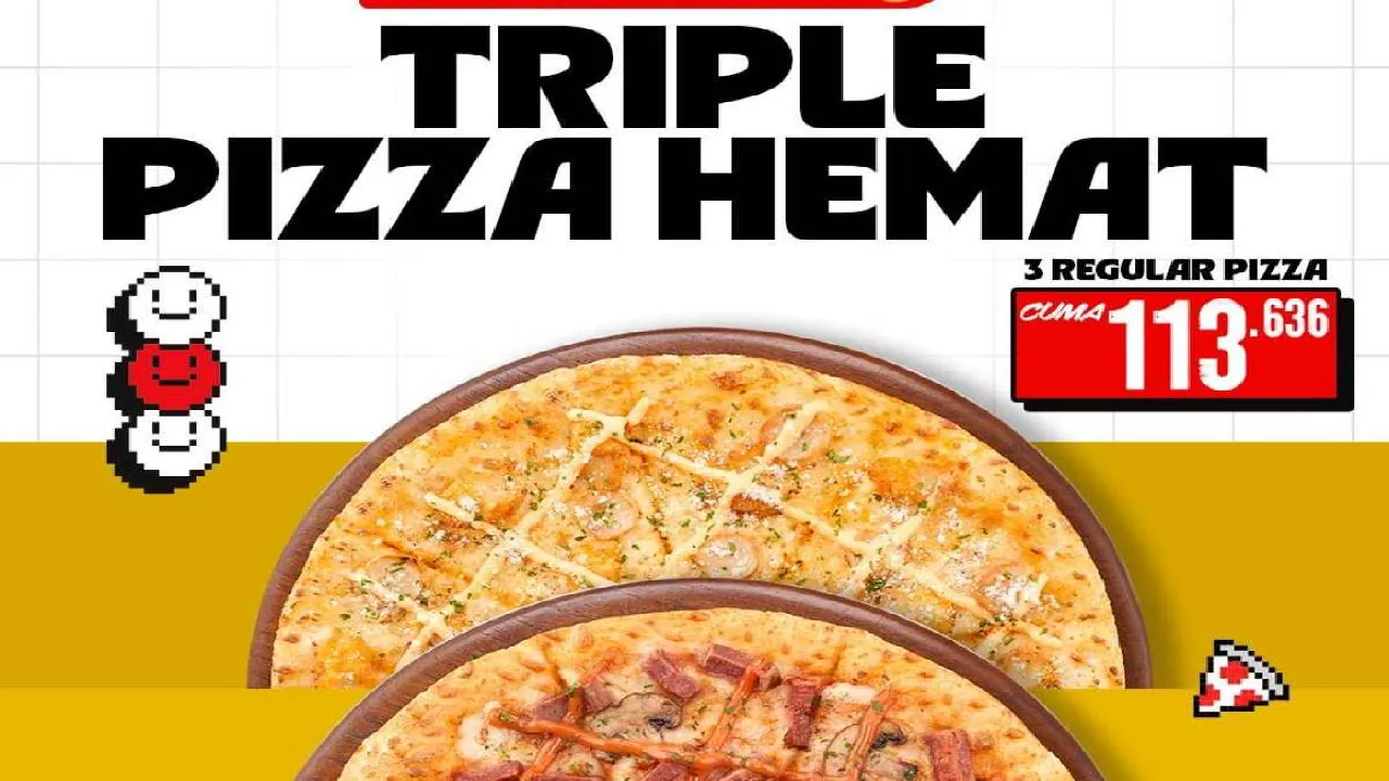 Promo Payday PhD 27-29 November 2025: Beli 3 Regular Pizza Favorit Cuma Rp113.000an