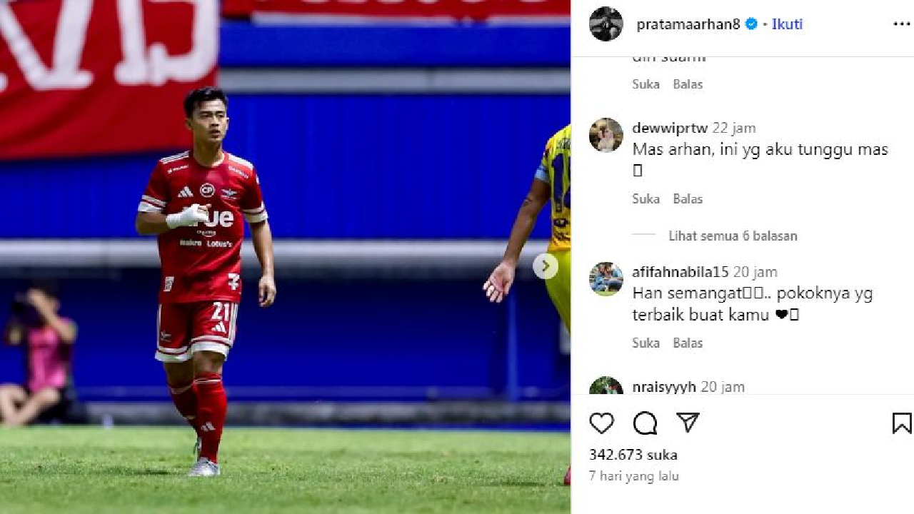 Resmi Jadi Duda Keren, Instagram Pratama Arhan Diserbu Kaum Hawa! Netizen: Pemakaian 2 Tahun Lecet Dikit Gais
