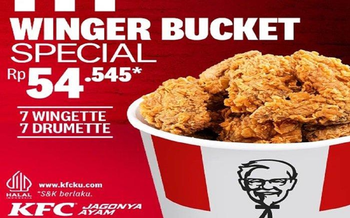 Promo Spesial KFC 11 Juli 2024: Winger Bucket Cuma Rp 54 Ribu untuk Makan Siang, Jangan Lewatkan!