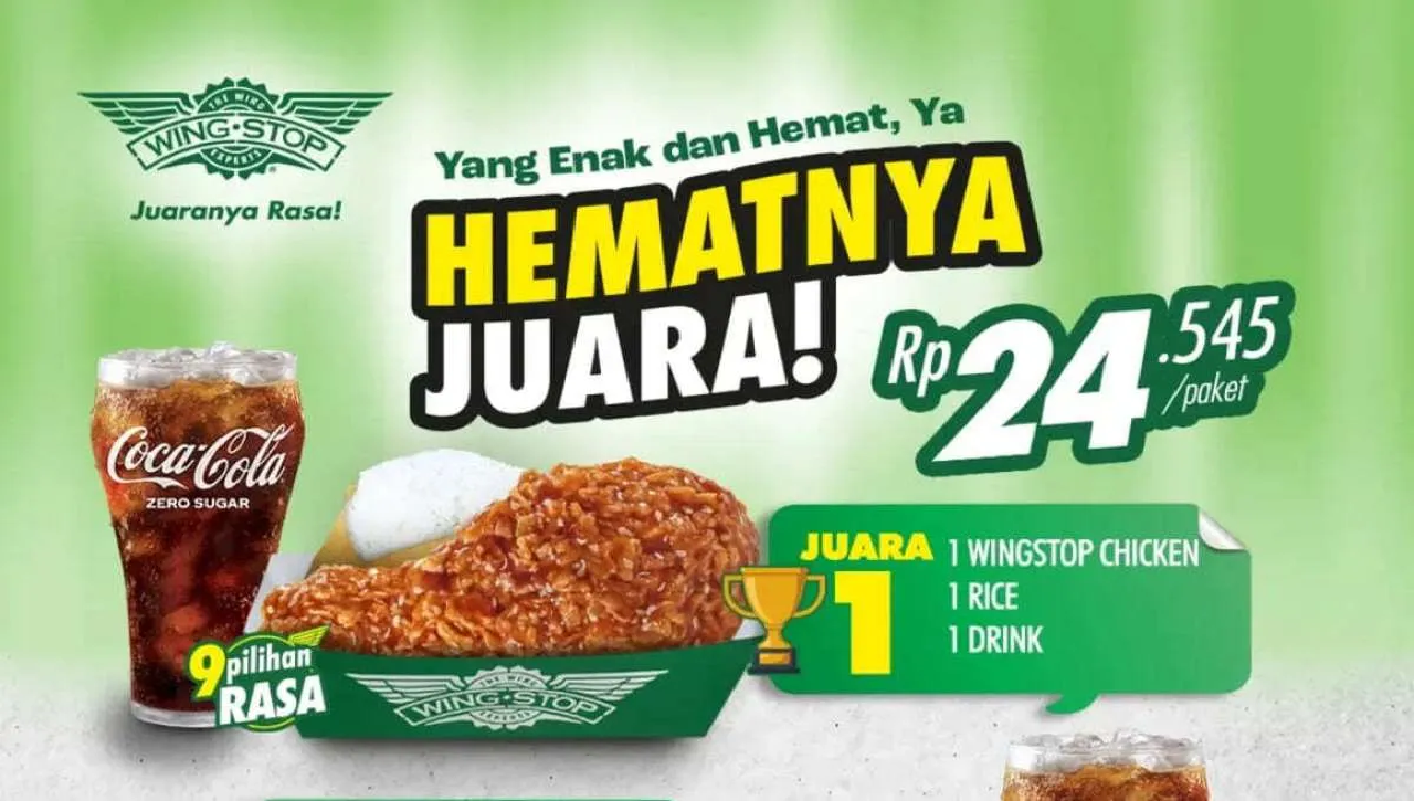 Promo Terbaru Wingstop November 2025: 3 Paket Komplit Serba Rp 24.000an