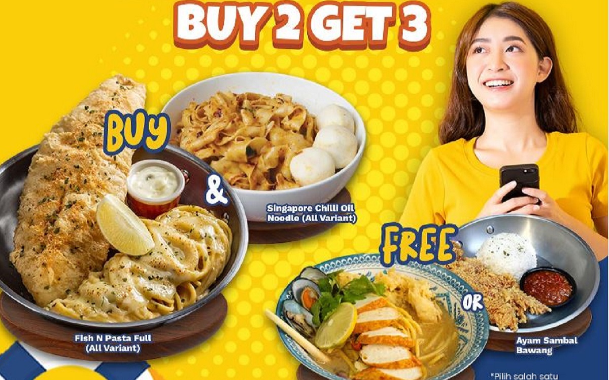 Nikmati Promo Buy 2 Get 3 di Jonkira Ramen dan Fish Streat, Begini Cara Dapetinnya!