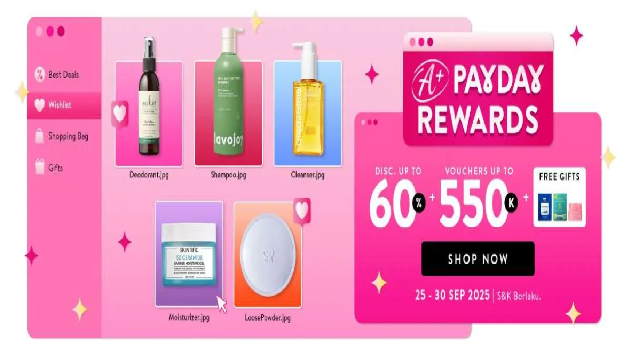 Promo Sociolla Edisi Pay Day 25-30 September 2025: Ada Diskon hingga 60 Persen dan Free Gift!
