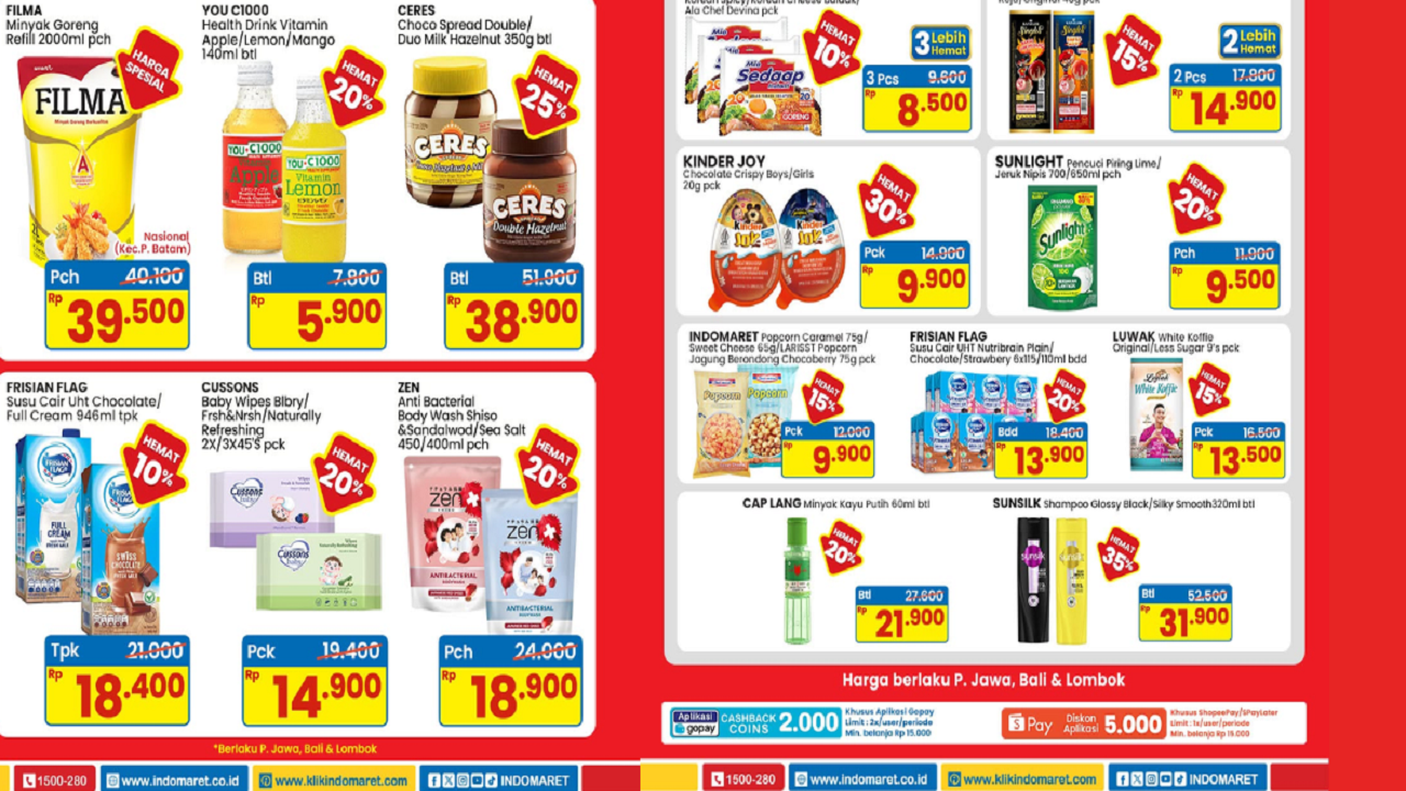 Promo JSM Indomaret 19-21 September 2025: Sabun Mandi Cair dan Shampoo Mulai Rp17.000an