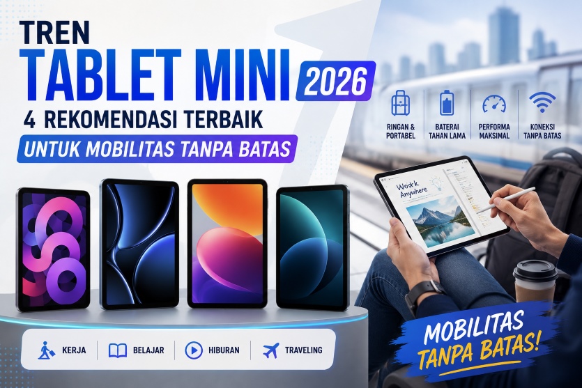 Tren Tablet Mini 2026: 4 Rekomendasi Terbaik untuk Mobilitas Tanpa Batas