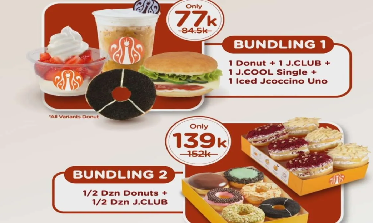 Promo Terakhir JCO Special Bundling: 1 Lusin Donuts Favorit Cuma Rp 139.000