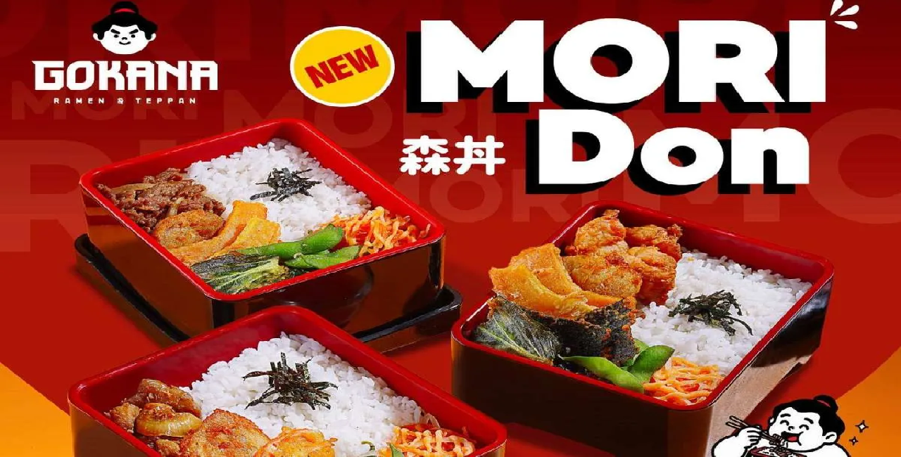 Promo Menu Baru Gokana: Mori Don dengan 3 Varian Favorit Mulai Rp 25.000 Saja