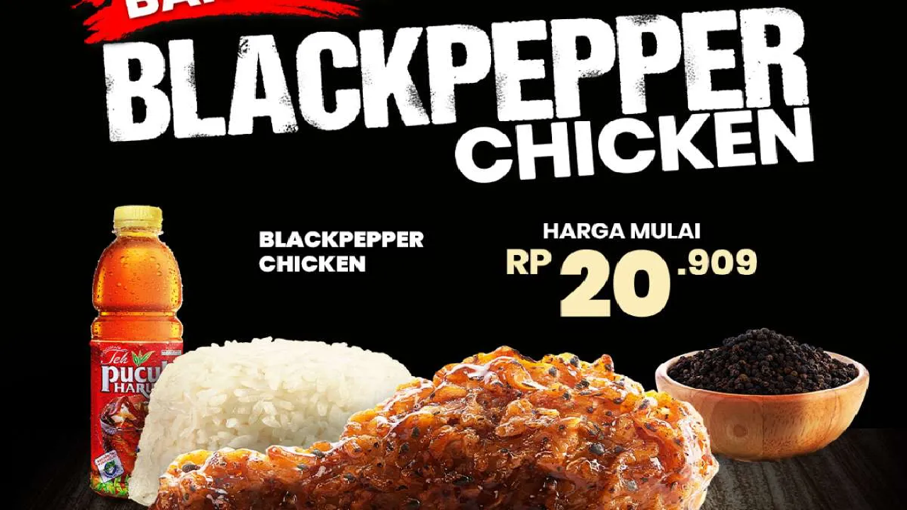 Menu Baru! Ambil Sekarang Promo CFC Blackpepper Chicken Mulai Rp 20.000an