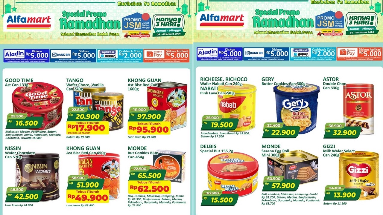 Persiapan Lebaran! Intip Daftar Promo Alfamart 9 Maret 2026: Makanan Kaleng Murah-murah!