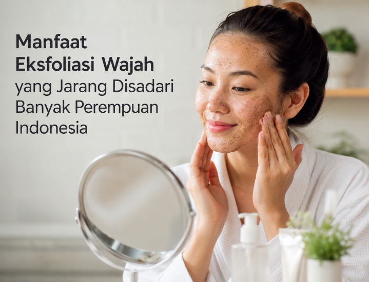Skincare Mubazir? Ini 5 Manfaat Eksfoliasi Wajah yang Jarang Disadari Banyak Perempuan Indonesia