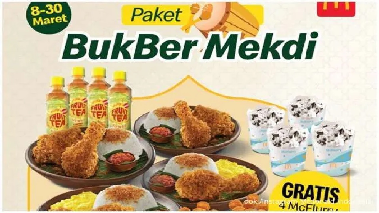 Promo Bukber McD Terbaru Maret 2026: Nikmati Ayam Gulai McD Lengkap Mulai Rp30.000