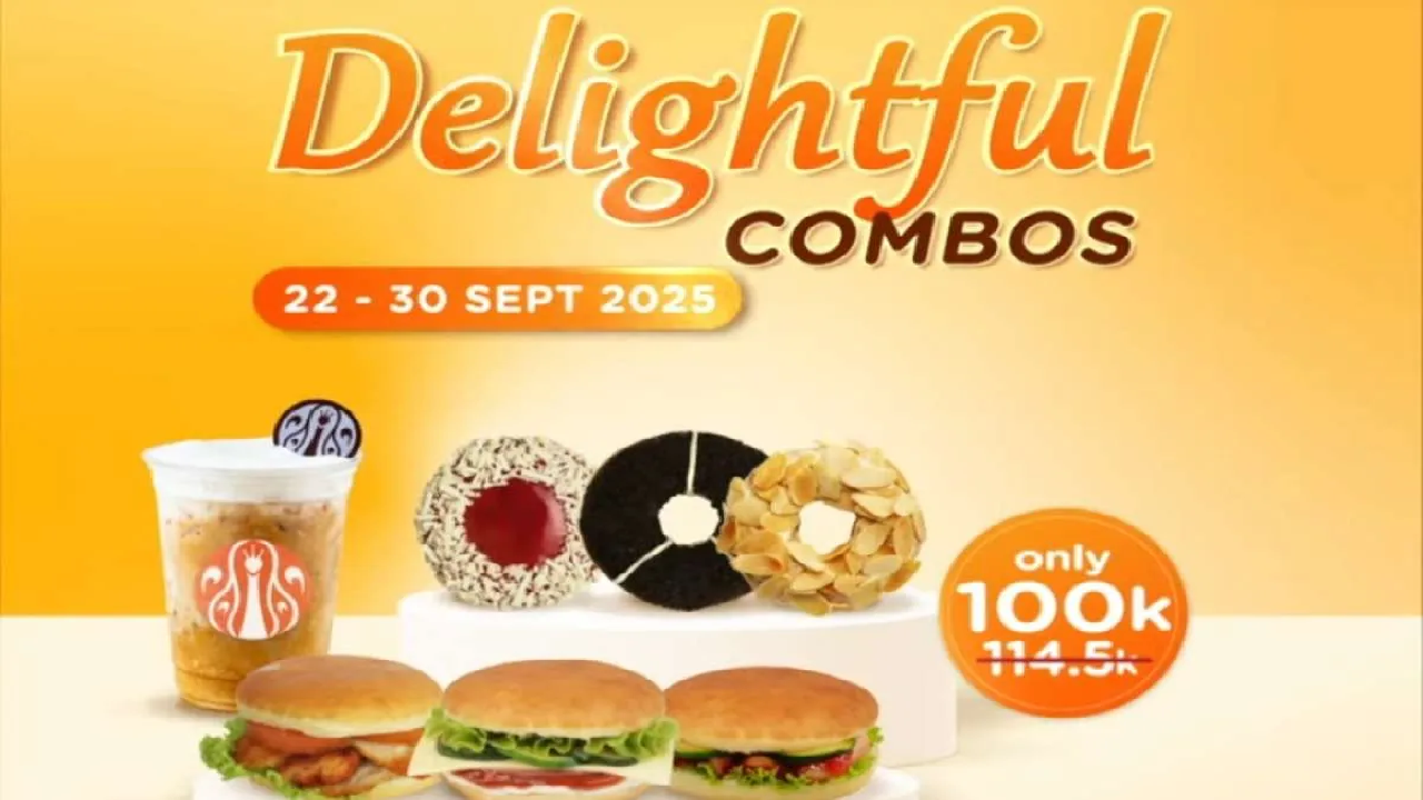 Promo Baru JCO Delightful Combos September: Beli Paket JCLUB, Donuts & Minuman Serba Rp 100.000