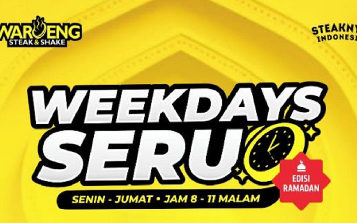 Bulan Ramadhan Makin Seru dengan Promo Spesial dari Waroeng Steak & Shake, Harga Mulai 20 Ribuan!