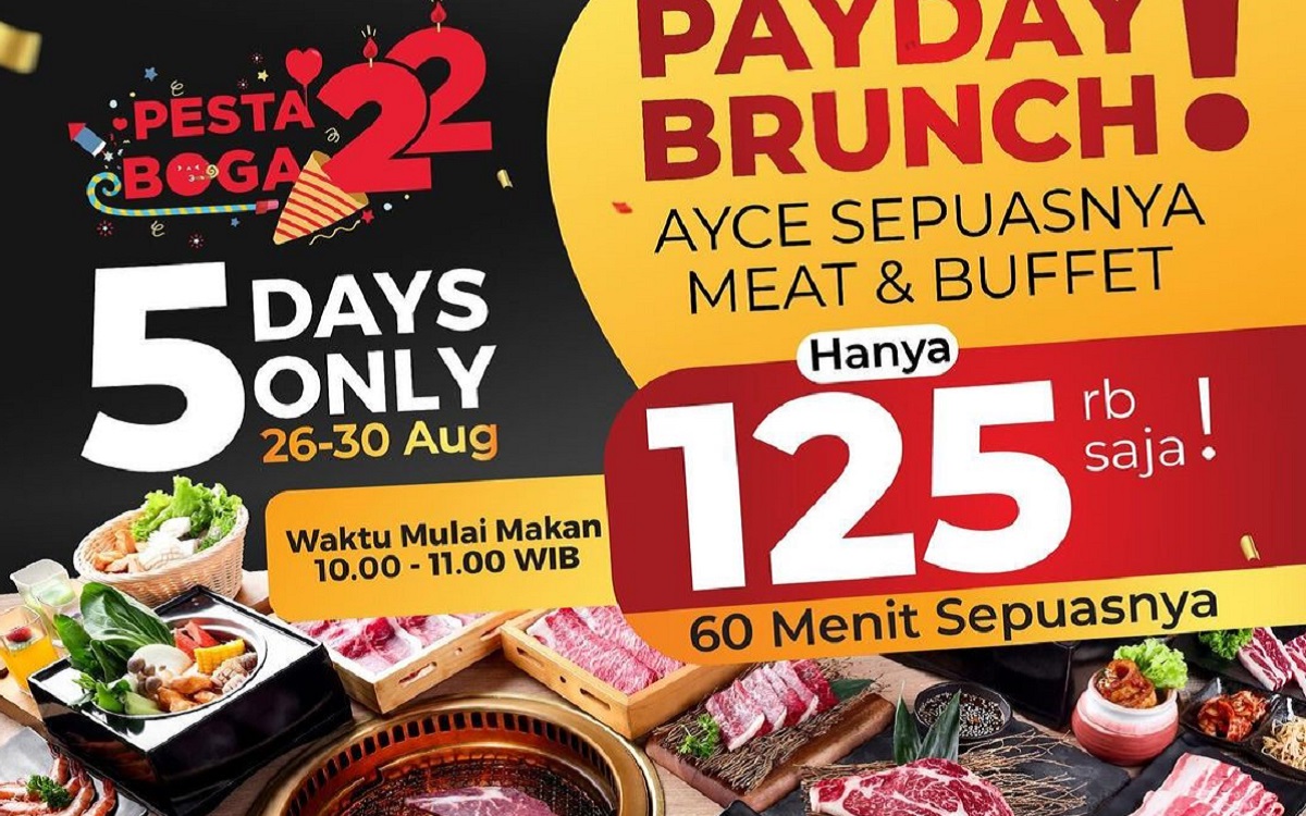 Promo Payday Brunch di Shaburi Kintan: Makan Sepuasnya Hanya Rp 125 ribu!