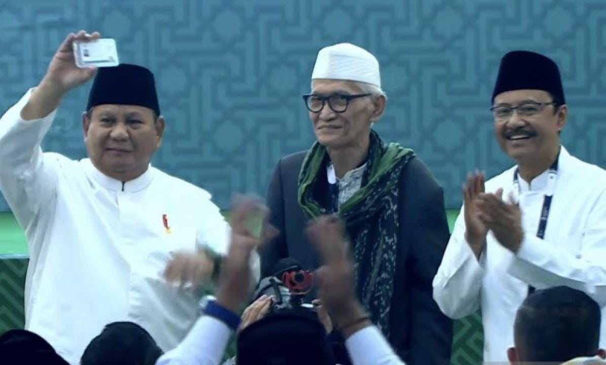 Kartu NU Seumur Hidup Buat Prabowo, Janji Lama Baru Cair Saat Muktamar Ditutup