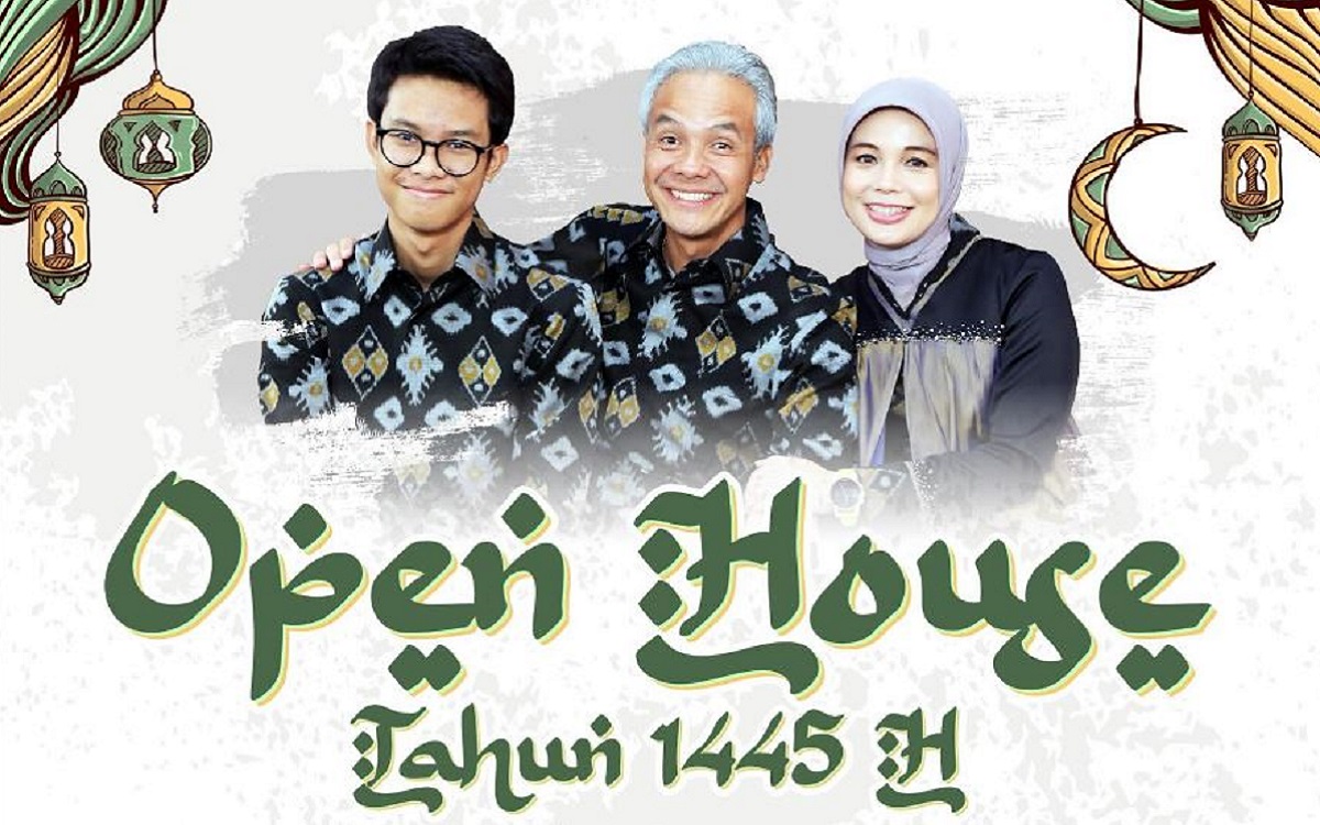 Ganjar Pranowo Gelar Open House di 4 Lokasi Berbeda, Intip Alamat Lengkapnya di Sini!