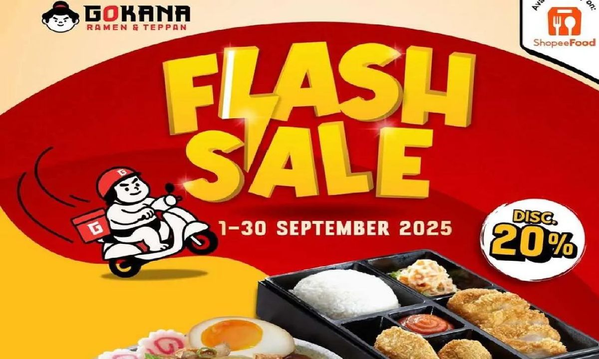 September Bahagia! Serbu Promo Gokana Flash Sale 1-31 September 2025