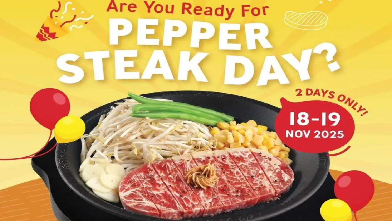 Promo Spesial Anniversary ke-19 Pepper Lunch: Pepper Steak Buy 1 Free 1