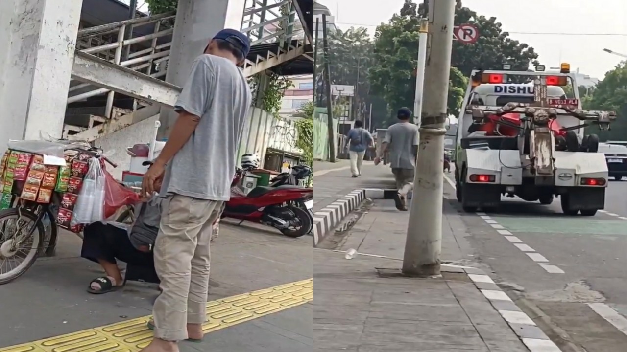 Viral Oknum Petugas Dishub Diduga Pungli Satu Bungkus Rokok ke Sopir Bajaj