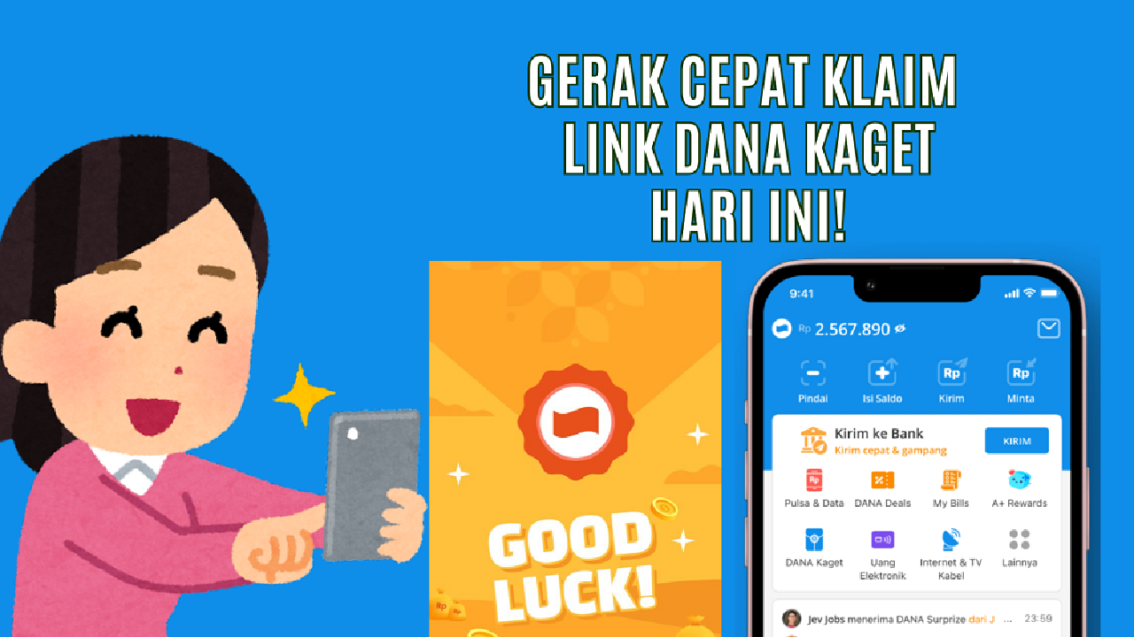Aktif! 3 Link DANA Kaget Spesial Jumat, 6 Juni 2025 Cuan Rp 150.000