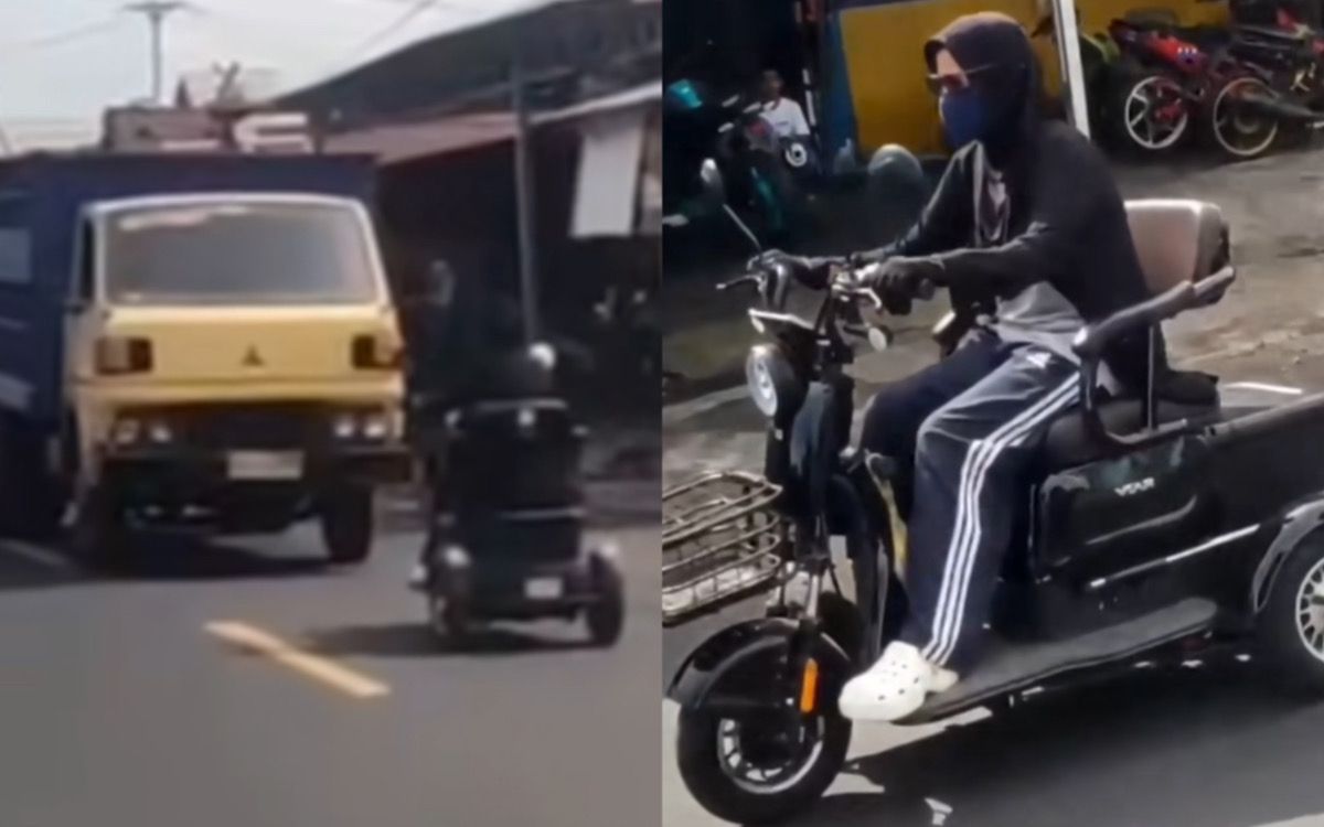 Viral! Aksi Nekat Emak-emak Berkendara Melawan Arus di Jalan Raya, Bikin Netizen Geram