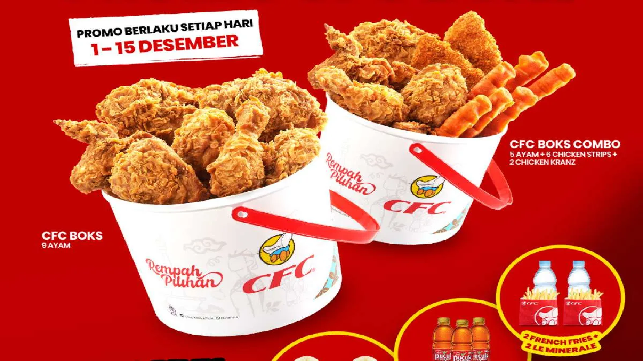Hari Terakhir Promo CFC Boks Paket Hemat Plus Gratis Menu Pilihan