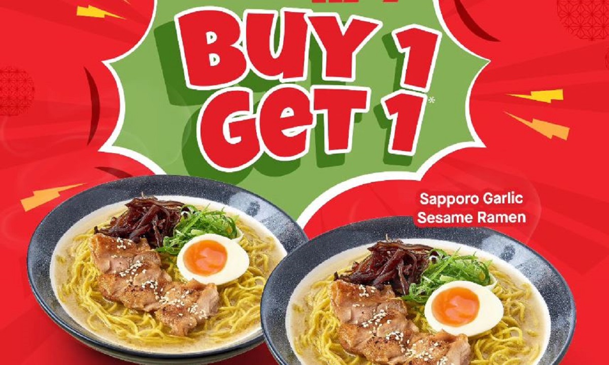 Promo Payday Ichiban Sushi: Nikmati Beli 1 Ramen, Dapat 1 Lagi Gratis!