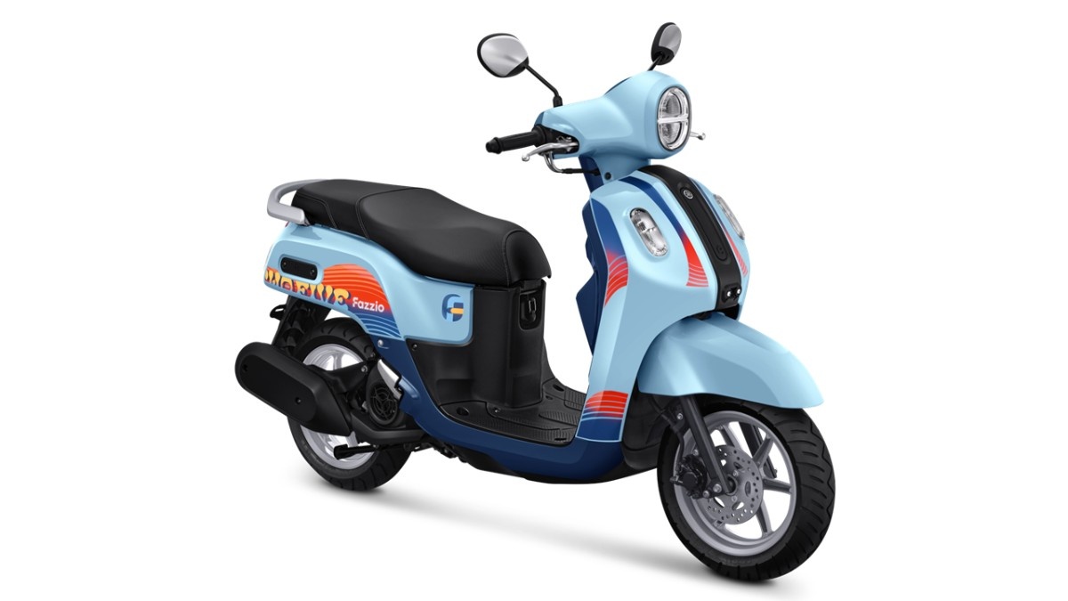 Dijual Terbatas! Yamaha Fazzio Punya Warna Baru Sunset Blue, Segini Harganya...