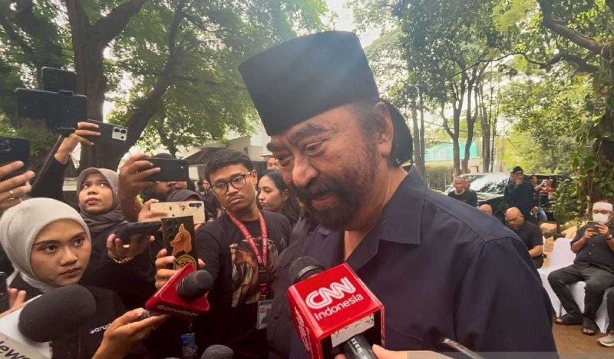 Guruh Soekarnoputra Wafat, Surya Paloh Bongkar Curhat soal Ambisi Jadi Ketum PDIP