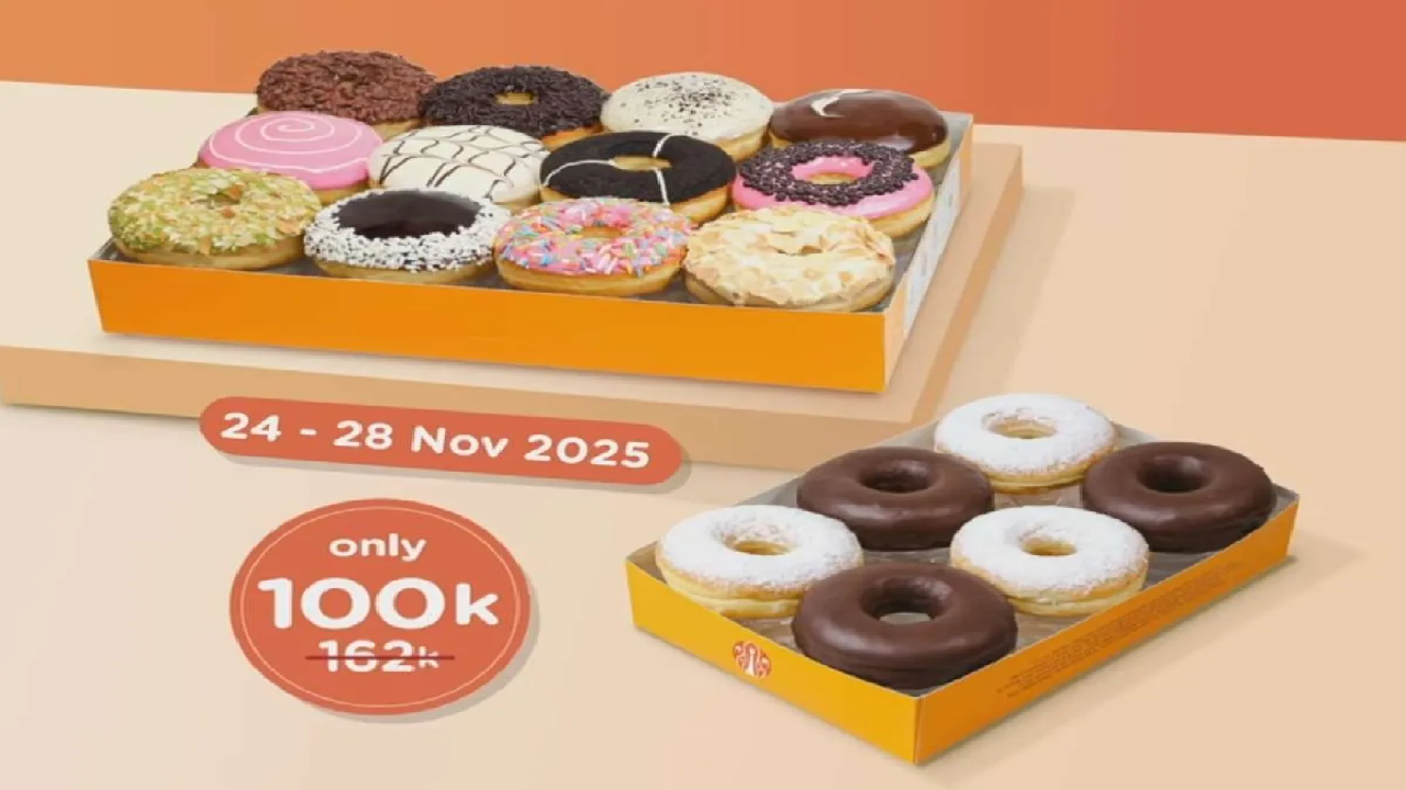Hari Terakhir Promo Jco 4Ever: Beli Donut Dapat Gratisan dan Bundling Minum Hemat