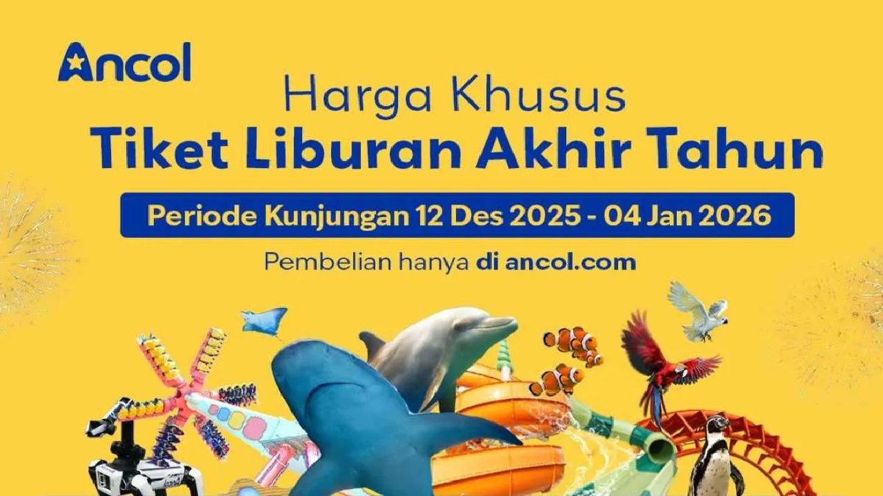 Promo Ancol Akhir Tahun Desember 2025: Tiket Masuk Ada Harga Istimewa Desember 2025 Hingga Januari 2026