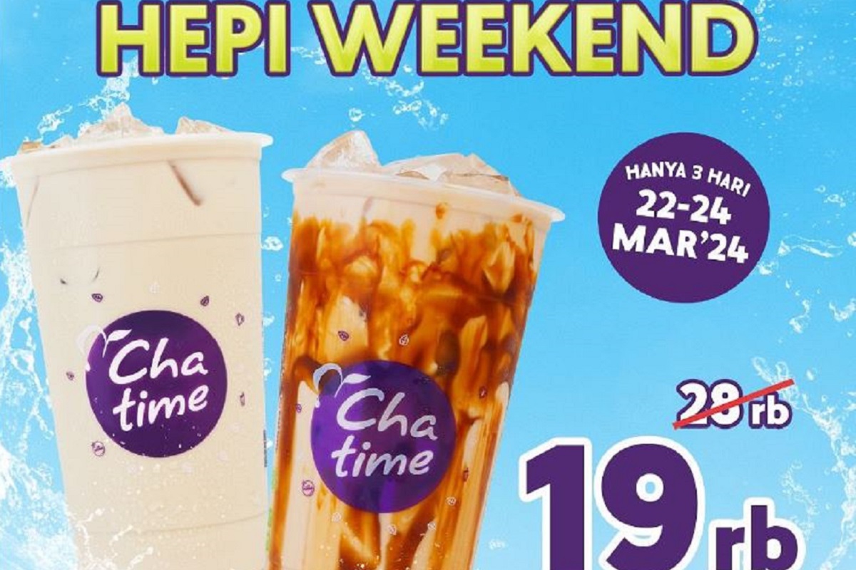 Weekend Seru Bersama Chatime! Serbu Minuman Favorit Hanya Rp 19 Ribu untuk Nemenin Kamu Bukber 