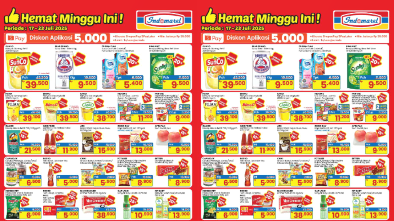 Promo Menjelang Gajian Indomaret Berlaku 22-27 Juli 2025: Mama Lemon 780ml Murah!