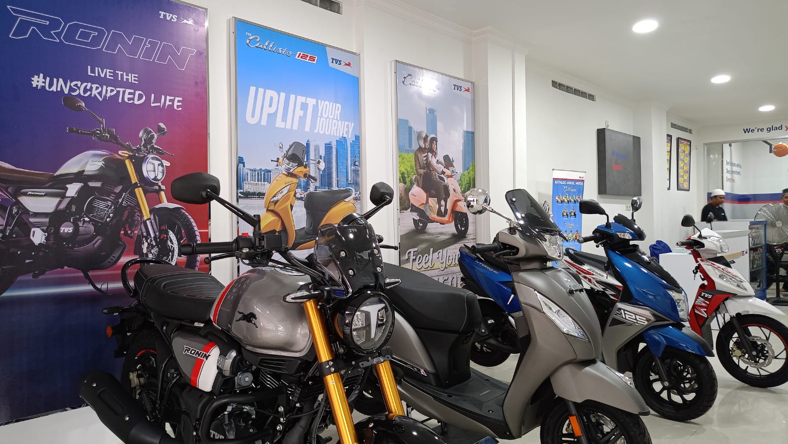 Kian Dekat dengan Konsumen, TVS Resmi Buka Dealer Baru di Banjarmasin