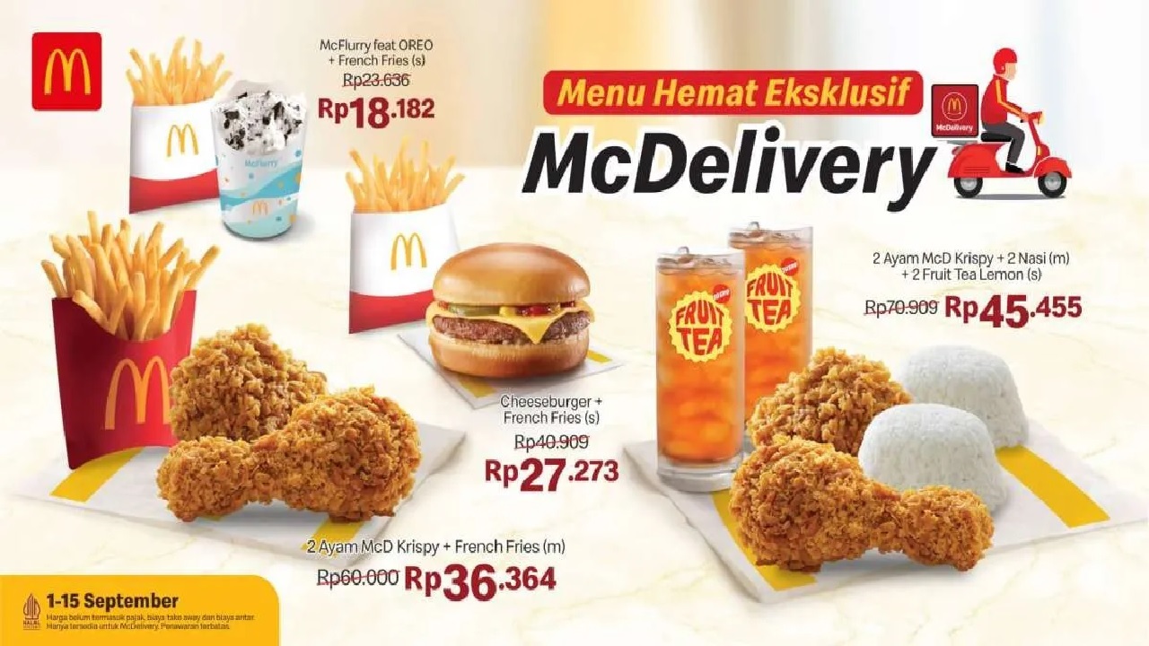 Promo McD Terbaru Berlaku Hanya Hari ini 23 April 2026: Paket Hemat 5 Ayam Goreng Harga Istimewa