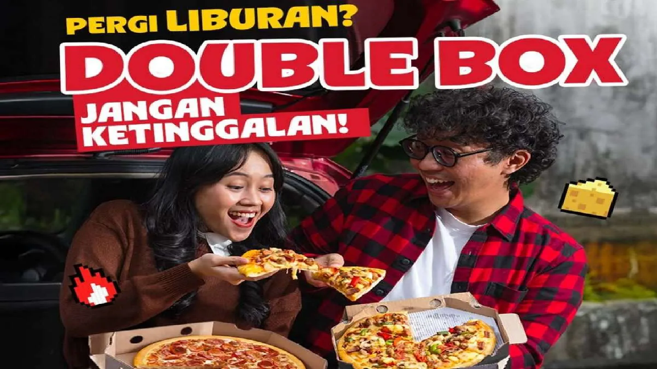 Promo Terbaru PHD Double Box Hemat: Paket 2 Pizza dengan 14 Pilihan Topping Mulai Rp80.000