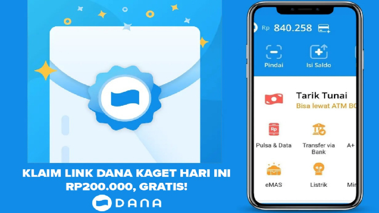 Rebut Rp 200.000 Sekarang! Klaim Saldo Gratis Link DANA Kaget Senin, 2 Juni 2025