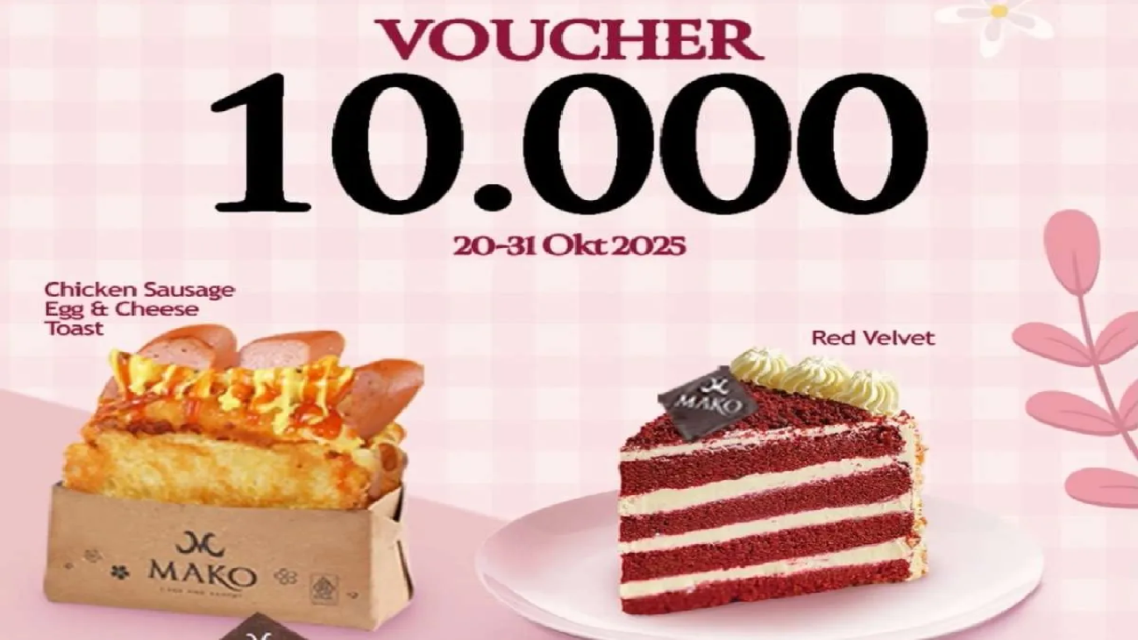 Promo Terbaru Mako Bakery: Belanja Kue dan Roti Favorit Ada Voucher Rp10.000