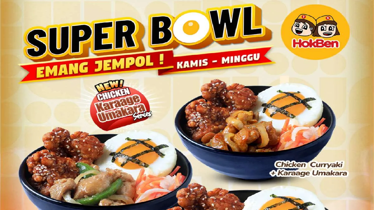 Promo Hokben Terbaru Januari 2026: Super Bowl HokBen Mulai Rp 30.000!