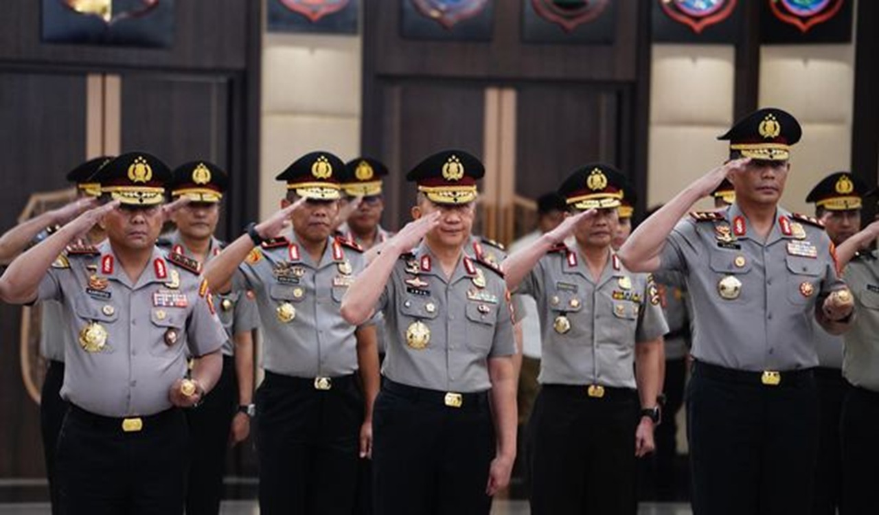 RESMI! Kapolri Naikkan Pangkat 27 Perwira Tinggi Polri, Termasuk Kabaharkam dan Kepala BNN