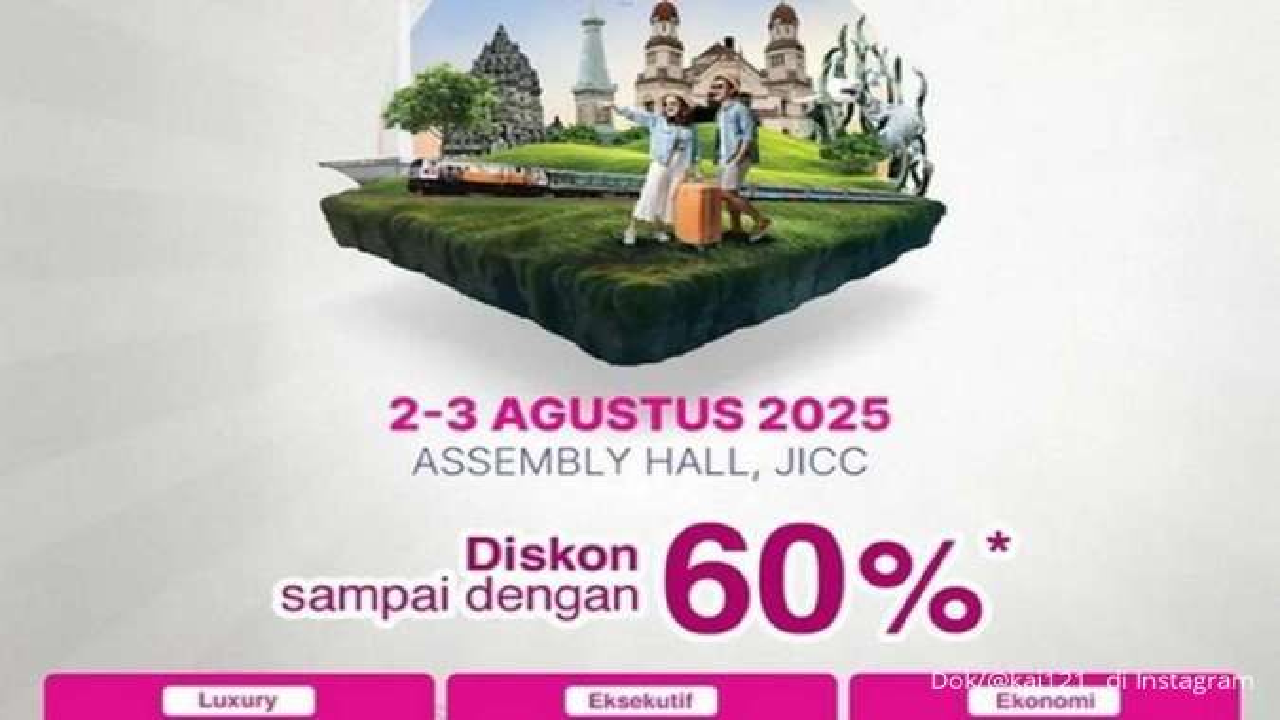 KAI Expo 2025 Ada Promo Awal Agustus, Simak Cara Dapatkan Tiket Promonya